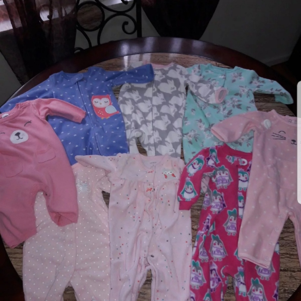 8 piece baby girl bundle